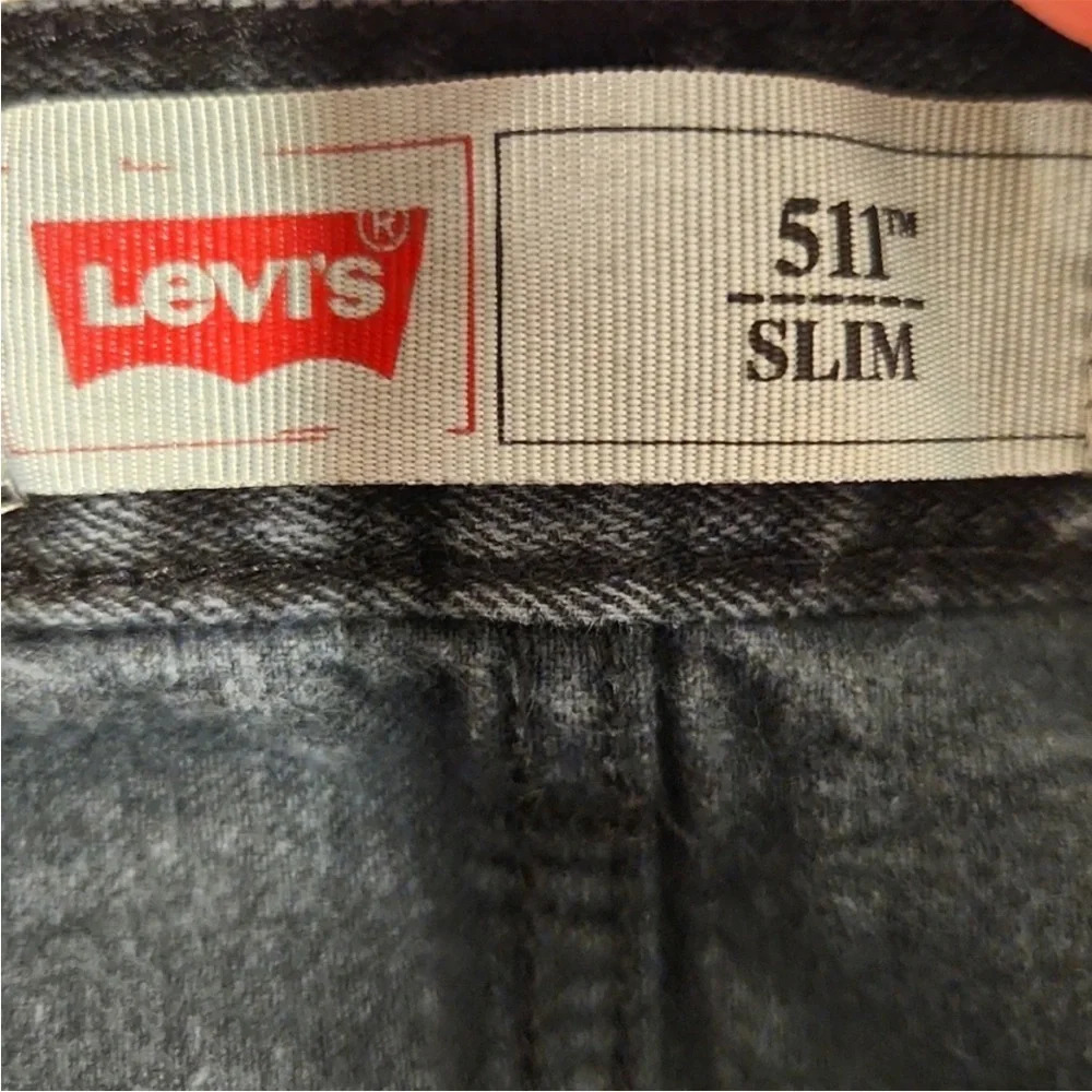 ☀️LEVI’S 511 Slim Charcoal Grey Jeans - Picture 6 of 7